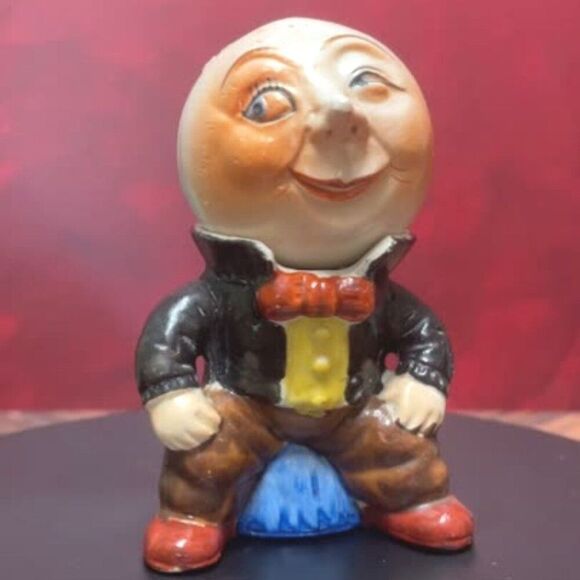 "Man in the Moon" 2-Piece Salt & Pepper Shaker – Made in Japan (1930's-1940's) - Picture 2 of 11